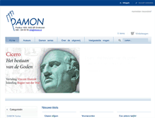 Tablet Screenshot of damon.nl